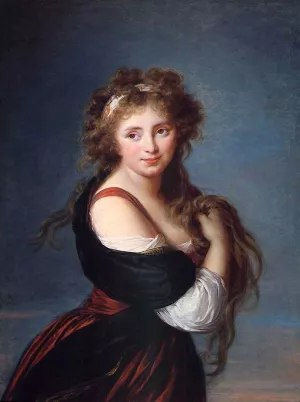 Portrait of Hyacinthe Gabrielle Roland Oil painting by Elisabeth Vigee-Lebrun