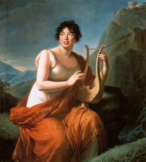 Portrait of Madame de Stael as Corinne on Cape Misenum