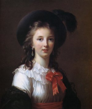 Self Portrait - Age 26 by Elisabeth Vigee-Lebrun Oil Painting