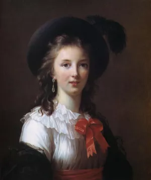 Self Portrait - Age 26 by Elisabeth Vigee-Lebrun Oil Painting