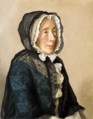 Madame Jean Tronchin Oil painting by Etienne Liotard