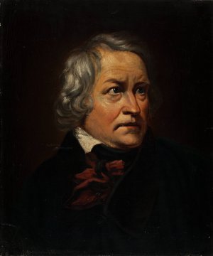 Portrait Of Thorvaldsen by Apollinarij Horawski Oil Painting