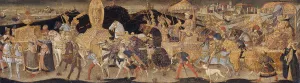 Front Panel of a Cassone by Apollonio Di Giovanni Oil Painting