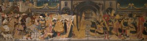Meeting of Solomon and the Queen of Sheba by Apollonio Di Giovanni Oil Painting
