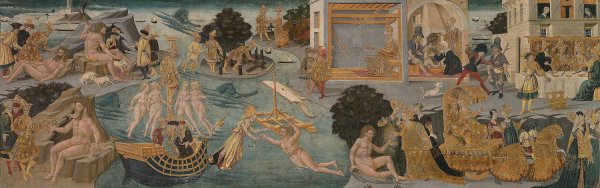 The Adventures of Ulysses  by Apollonio Di Giovanni - Hand-Painted Oil Painting Reproduction