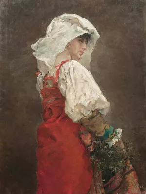 Peasant in Rome by Arcadi Mas I Fondevila Oil Painting