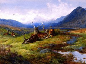Naboth's Vineyard by Archibald Thorburn Oil Painting