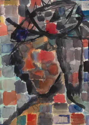 Christ by Arie Van De Giessen Oil Painting