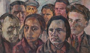 Faces of a Generation by Aristarkh Vasilevich Lentulov Oil Painting