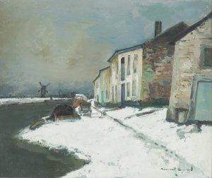 Paysage by Armand Apol Oil Painting