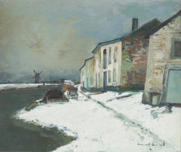 Paysage by Armand Apol - Hand-Painted Oil Painting Reproduction
