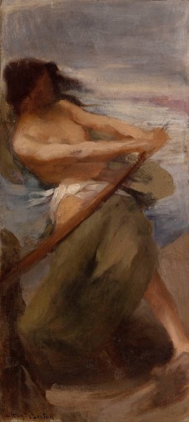 L'Eau by Armand Berton Oil Painting