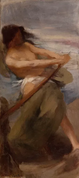L'Eau by Armand Berton Oil Painting