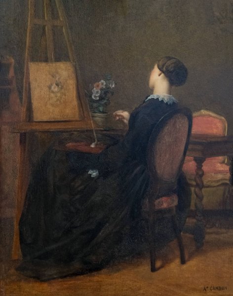 Main Product Photo of Etude De Fleurs  Painting by Armand Cambon