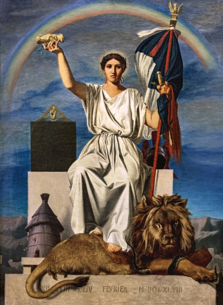 The Republic  by Armand Cambon - Hand-Painted Oil Painting Reproduction