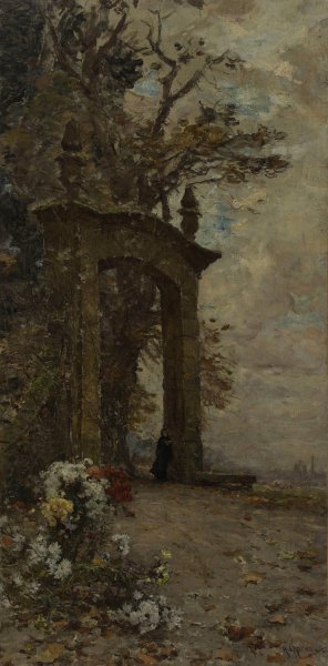 Un coin du vieux Passy by Armand Charnay Oil Painting