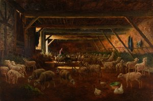 Bergerie champenoise by Armand Guery Oil Painting