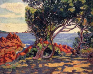 Agay, at Cap Long painting by Armand Guillaumin