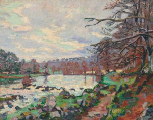 Barrage De Genetin, Crozant by Armand Guillaumin Oil Painting