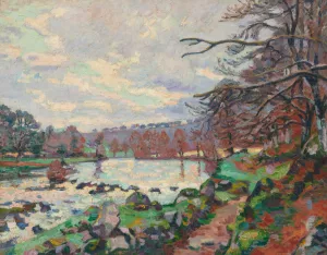 Barrage De Genetin, Crozant Oil painting by Armand Guillaumin