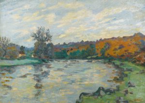 Barrage De Genetin, Crozant by Armand Guillaumin Oil Painting