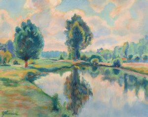 Bord de riviere by Armand Guillaumin Oil Painting