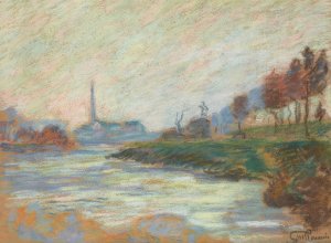 Confluent De La Marne Et De La Seine, ile De La France by Armand Guillaumin Oil Painting