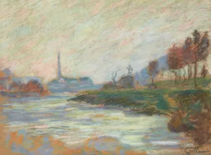 Confluent De La Marne Et De La Seine, ile De La France by Armand Guillaumin Oil Painting