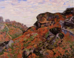 Creuse Landscape painting by Armand Guillaumin