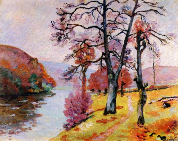 Main Product Photo of Crozant, Echo Rock, Winter Painting by Armand Guillaumin