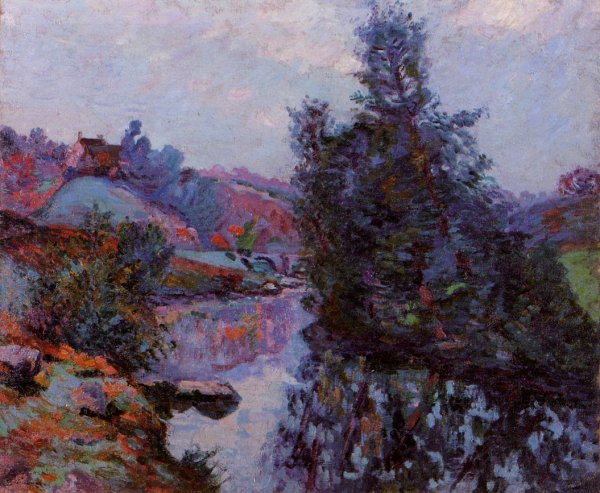 Main Product Photo of Crozant, the Bouchardon Mill Painting by Armand Guillaumin
