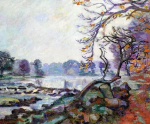 Dam at Genetin, Crozant by Armand Guillaumin - Oil Painting Reproduction