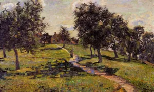 Damiette - Apple Trees painting by Armand Guillaumin