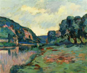 Echo Rock painting by Armand Guillaumin