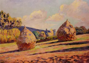 Grainstacks by Armand Guillaumin Oil Painting