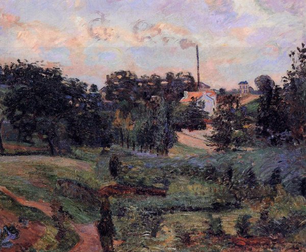 Ile de France by Armand Guillaumin - Hand-Painted Oil Painting Reproduction