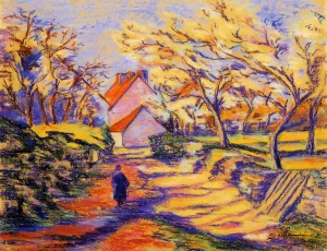 In the Countryside by Armand Guillaumin - Oil Painting Reproduction