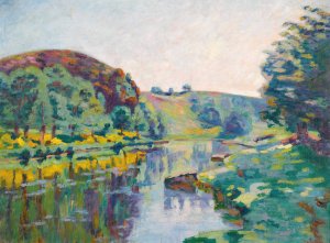La Roche De L'echo by Armand Guillaumin Oil Painting