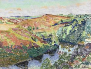 Landscape in Crozant by Armand Guillaumin Oil Painting