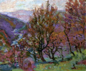 Landscape of La Creuse painting by Armand Guillaumin