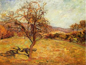 Landscape with Tree Oil painting by Armand Guillaumin