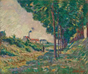 Le chemin de halage a Charenton, Ile de France by Armand Guillaumin Oil Painting