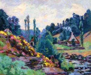 Le Moulin de Jonon Creuse painting by Armand Guillaumin