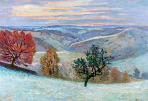 Le Puy Barriou by Armand Guillaumin - Oil Painting Reproduction