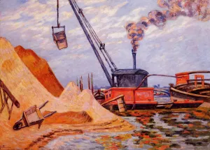 Le Quai d'Austerlitz by Armand Guillaumin Oil Painting