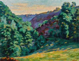 Le Ravin de la folie, vue de Chateau Crozant by Armand Guillaumin Oil Painting