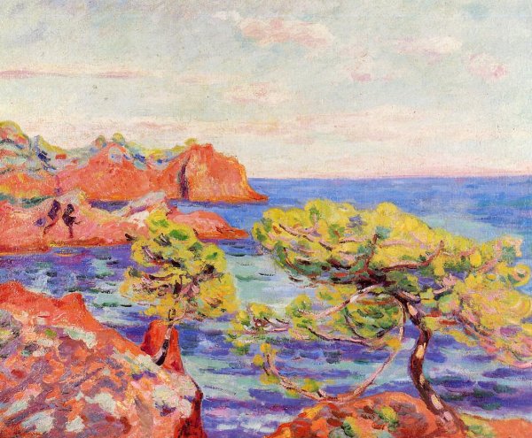 Le Trayas by Armand Guillaumin - Hand-Painted Oil Painting Reproduction