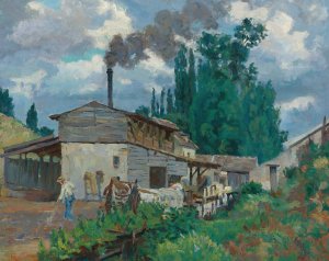 Les Bords De La Bievre by Armand Guillaumin Oil Painting