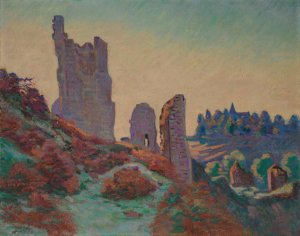 Les Ruines Du Chateau De Crozant by Armand Guillaumin Oil Painting