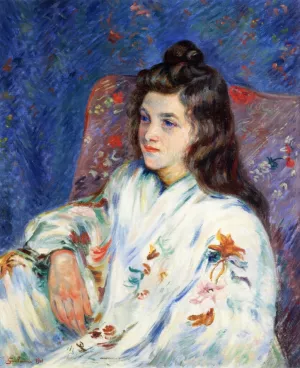 Mademoiselle Guillaumin painting by Armand Guillaumin